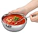yarlung 10 Pack Stainless Steel Bowls 6.3 Inch Snacks Bowls, 25 Oz Soup Bowls Lightweight Salad Bowls Double-walled Metal Serving Dishes for Sauces, Noodle, Ice Cream