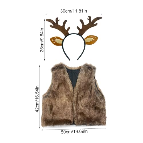 Chaqueta de disfraz de reno para estudiantes que buscan un look lindo 6