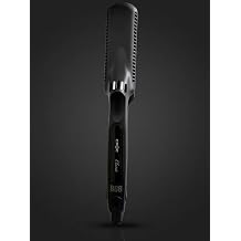 CROC Classic Black Hair Straightener with Ceramic, Nano Titanium and Tourmaline Plates, Reduces Static, Black
