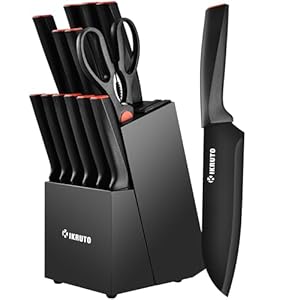 15-Piece Professional Kitchen Knife...