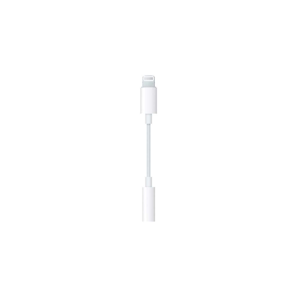 Apple Lightning to 3.5mm Headphone Jack Adapter, White, MMX62ZM/A