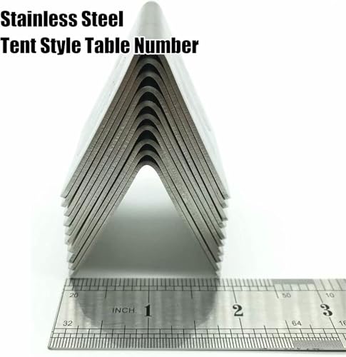 Numéro de table en acier inoxydable résistant pour éviter les chutes - 4