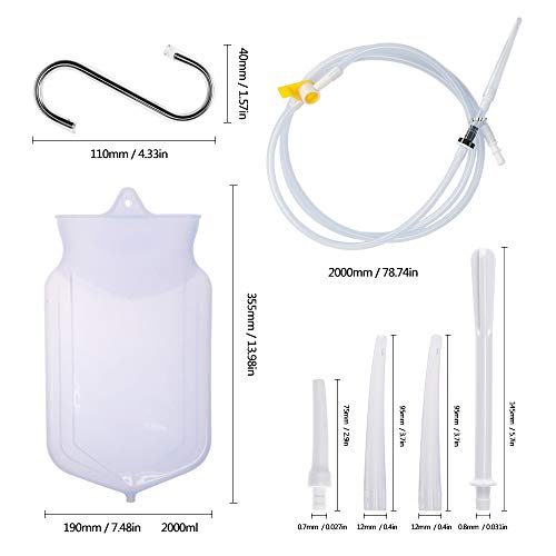 Saco de Enema Reutilizável Sílica Gel Café Cólon Água Cleansing Enteroclysm Detoxified Sacos de Inte