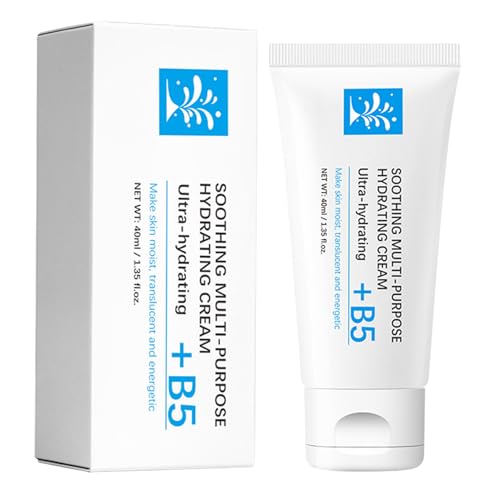 Crema B5, crema hidratante de reparación hidratante calmante, producto de cuidado de la piel multipropósito, 40 ml, reduce el enrojecimiento y la incomodidad, fácil de aplicar, perfecto para ayuda a r