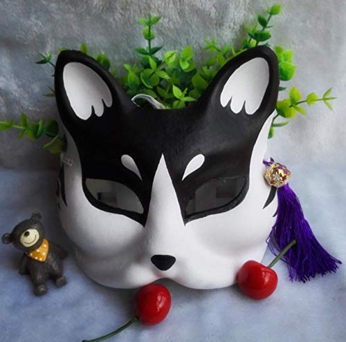 Masque d'Halloween pour adultes masque de film animé Two Ha Fox version 104