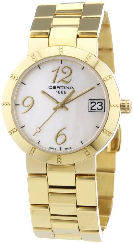 Certina Damen-Armbanduhr XS Analog Quarz Edelstahl beschichtet C009.210.33.112.00