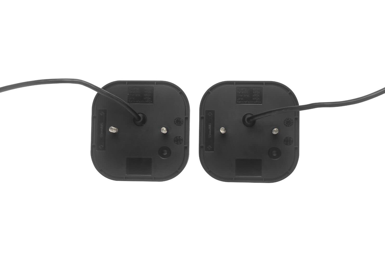 Coppia Fanali Posteriori 12-24V Multifunzione A Led Impermeabili IP67 Omologati Freccia Stop Targa Per Carrelli Rimorchi Trattori