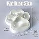Azttior Handgefertigte 5-Zoll Transparente Katzenpfoten Squishy – XXL Taba Squishy Pfote Fidget Toy, Fufu Squishy, Katze Cat Paw Squishy, Weiche Squishy Pfote Groß für Mädchen, Junge und Erwachsene
