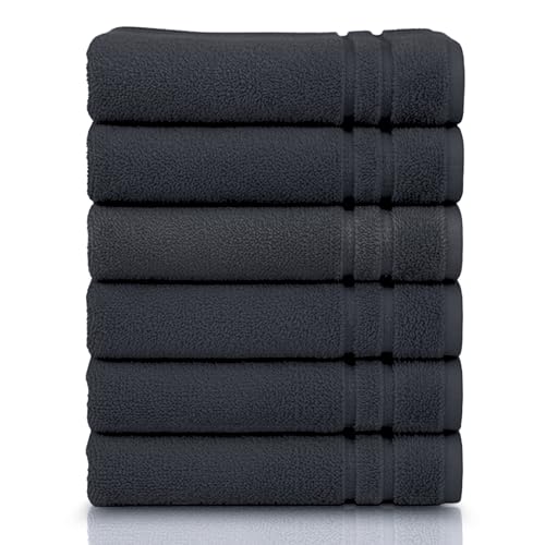 Egeria Micro Touch Gästehandtücher 30x50 cm, Weiß, Weiches & Absorbierendes Handtücher für Bad, Gäste-WC und Gästezimmer, Kompakte Größe, Maschinenwaschbar, Ideal für den täglichen Gebrauch