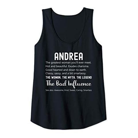 Womens Andrea Gift Funny Birthday Personalized Name Gift for Andrea Tank Top Cover