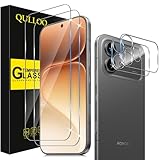 QULLOO Schutzfolie für Honor 600 5G für Panzerglas, 2 Stück Bildschirmschutzfolie mit 2 Stück Kameraschutz, 9H Festigkeit Gehärtetes Glas HD Klar Schutzglas Anti-Kratzen Folie