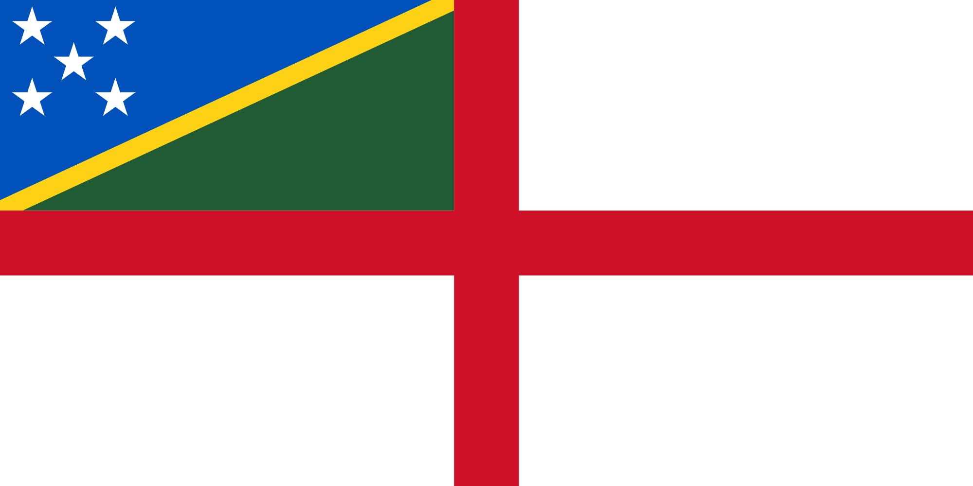 Drapeau Salomon Îles grand Naval Ensign pavillon extérieur grand format océan