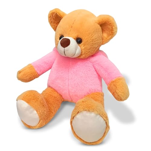 Image of SARO Soft Teddy Bear with Converitible Head Design|Colour Soft Toy for Girls Boys Kids Baby | Best Gift for Valentines, Birthday, Anniversary (Brown Pink 57Cm Hight)