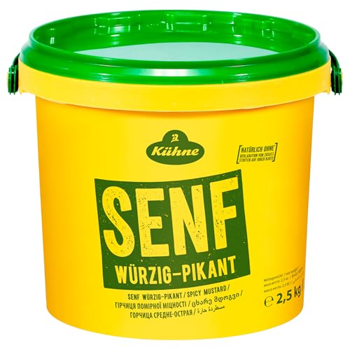 Kühne Senf würzig-pikant, 2,5kg