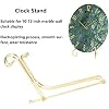 YOUTHINK Metal Round Porcelain Plate Bracket Display Stand Clock Stand Wall Clock Stand for Home Office
