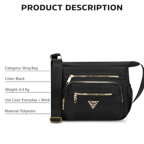 Image of Lavie Signature Women's Tucson 7C Crossbody Sling Bag | Ladies Purse Handbag | Gift for Women