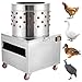 DatingDay Stainless Steel Chicken Plucker 20Inch,Turkey De-Feather Remover Poultry Machine 1500W 275R/min Barrel Diameter Heavy Duty Feather Plucking Machine