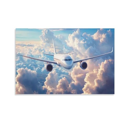 Avion Canvas Print pour s'évader au quotidien - Toile colorée pièce de vie