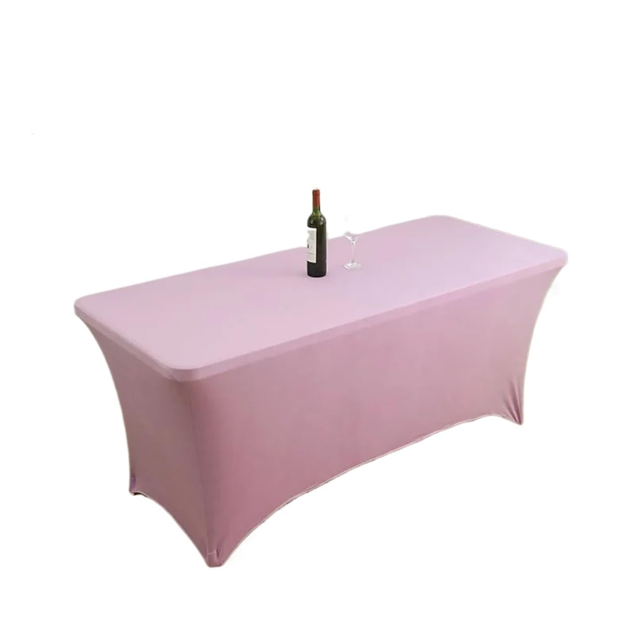 GCYEIDMA Elastic Beer Table Cover Elastic Hollow out Thiened Tablecloth for Meeting And Wedding Banquet Rectangular Bar Counter Cover(Color 6,5ft (152 * 76 * 76cm) 0.5kg)