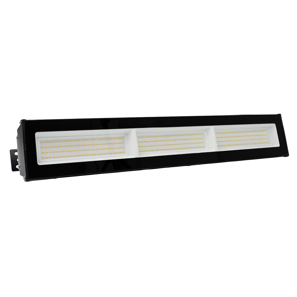 LUXULA Basic LED Hallenstrahler 150W 4000K Neutralweiß 15000lm IP65 IK06 - Industrie Deckenleuchte - Linear High Bay Hallenleuchte, Werkstattlampe, Garagenleuchte, Hallenbeleuchtung, Lager
