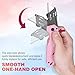 WORKPRO Folding Utility Knife, Quick Change Box Cutter, Pink Razor Knife for Cartons, Cardboard, Boxes, 10 Extra Blades Included - Pink Ribbon