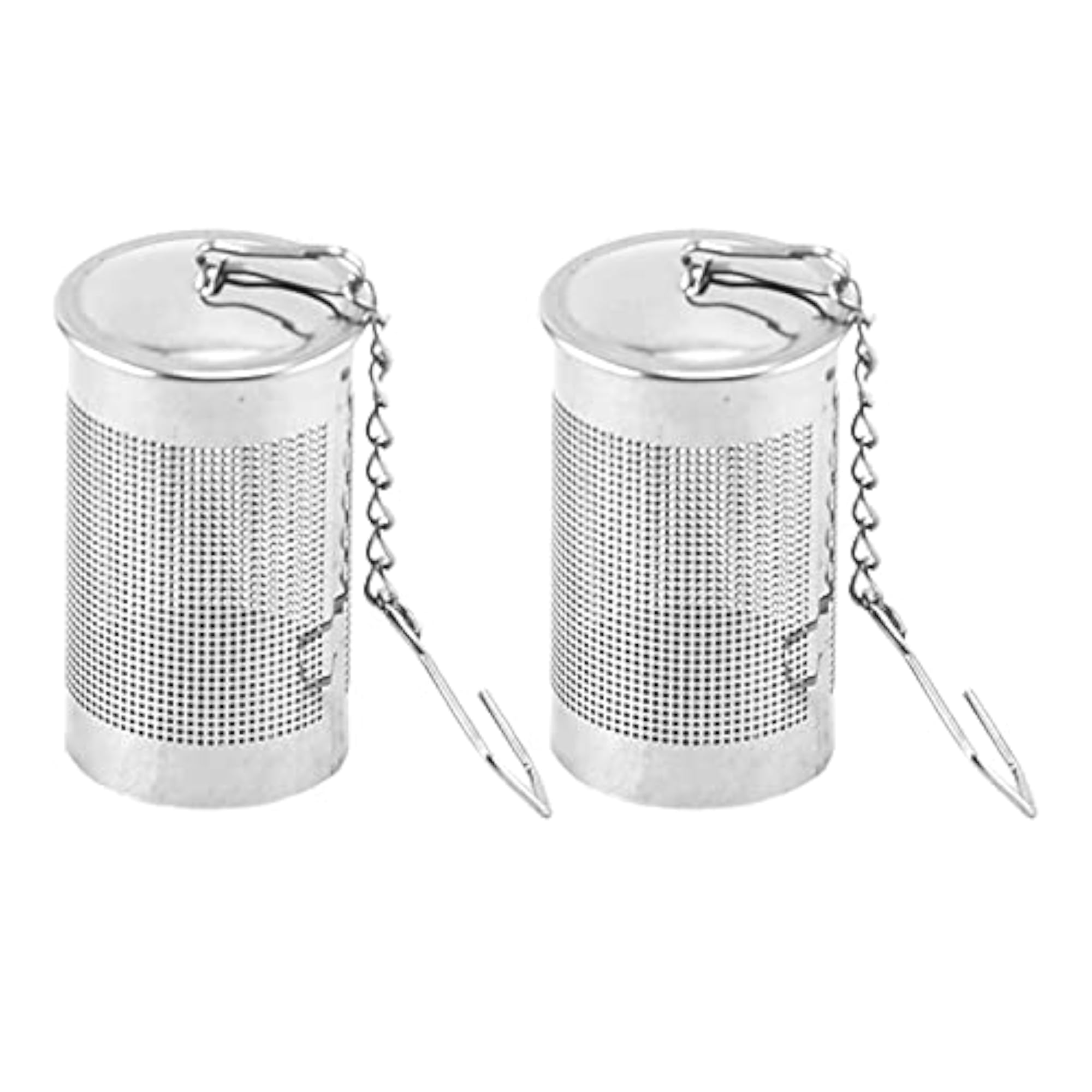 2X Tea Ball Infuser Loose Tea Filter Diffuser, Fine Mesh Strainer