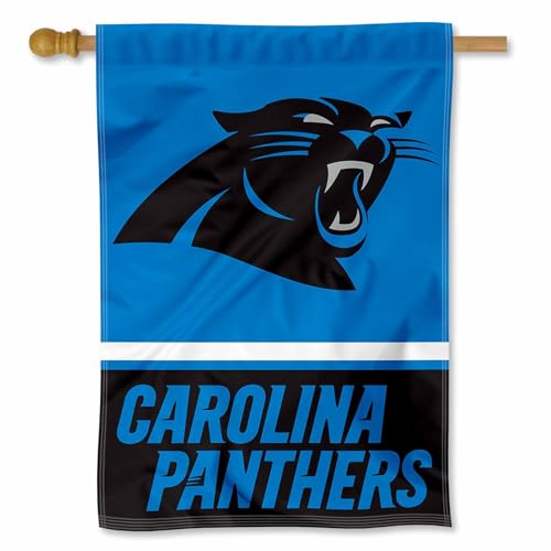 Carolina Panthers Two Sided House Flag