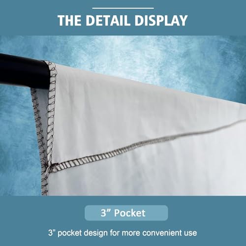 Image of Abstract Photography Backdrop for Photoshoot 6x8ft, Light Blue,No Stand