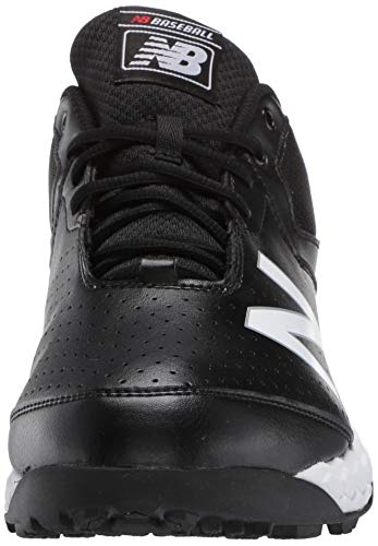 New Balance Men's 950 V3 Umpire Baseball Shoe, MLB Black/White, 9.52