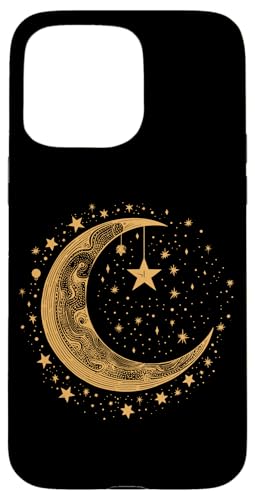 Galaxy Night Sky Moon Lunar Stars Love X}zP[X iPhone 15 Pro Max p