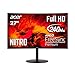 acer Monitor Gamer Curvo Nitro XZ0 de 27" FHD (1920 x 1080) Panel VA | frecuencia de actualización de 240 Hz | 1 ms (VRB) | Puertos 2 HDMI y 1 DisplayPort | AMD FreeSync Premium | 3 años de garantía