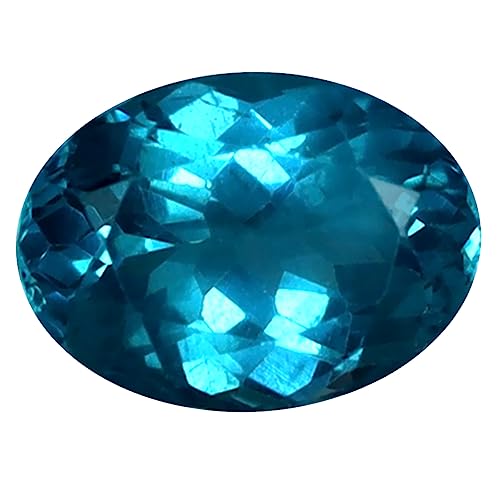 Apatite Bleue Ovale 1.01 ct du Brésil | Idéale pour Créer votre Bijou Personnalisé