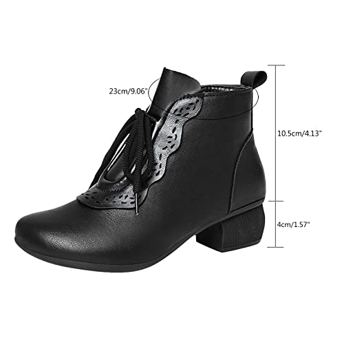 Bottes à lacets pour femmes finition soignée et design robuste