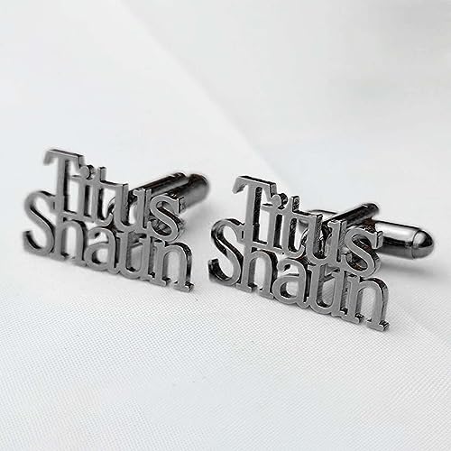 Mancuernillas personalizadas grabadas para hombre miniatura 3