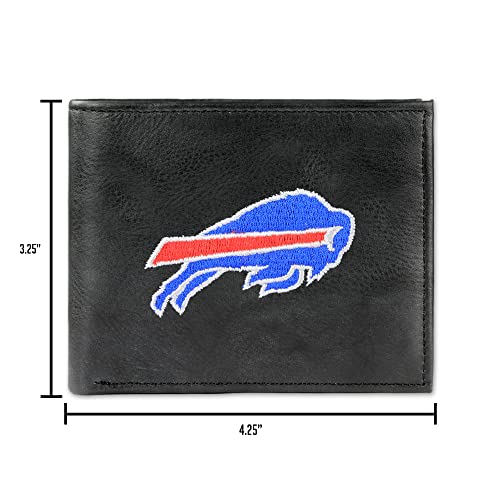 Image of Rico Industries NCAA Embroidered Leather Billfold Wallet, USC Trojans, 3.25 x 4.25-inches