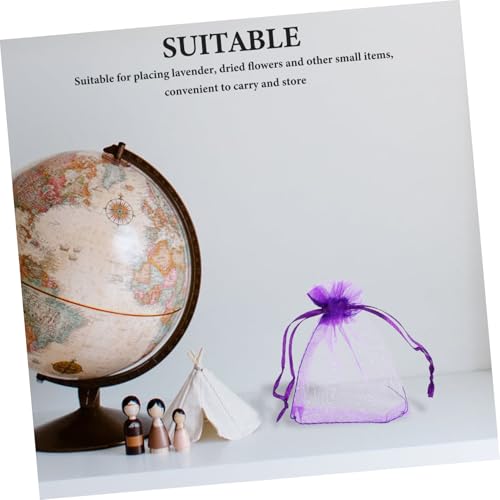 100 bolsas de saquitos de lavanda para uso decorativo miniatura 6