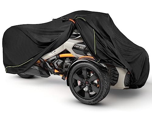 Can Am Ryker Cover, Ryker Covers Waterproof Compatible with Can-Am Ryker 600/900/Sport/Rally/Ryker Rally Edition, 420D Oxford Waterproof, All-Weather Protection Car Cover with Reflective Strip