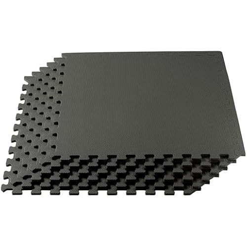 We Sell Mats 3/8" Thick Multipurpose EVA Foam Exercise Floor Mat, Interlocking Tiles, Anti-Fatigue for Home or Gym