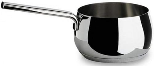 Alessi sg10516 Mami  mango largo cacerola en 1810Acero Inoxidable Pulido Efecto Espejo 1Qt 23oz