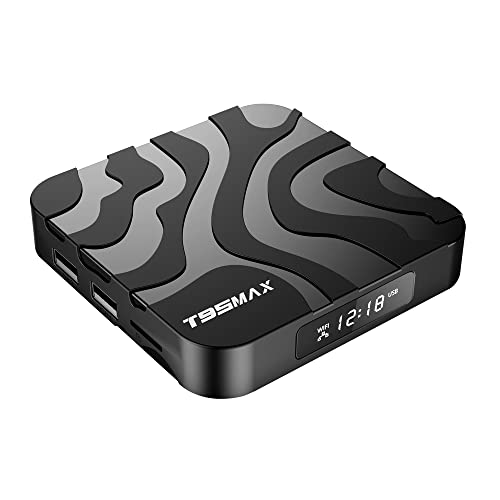 Android TV Box 12.0 4GB RAM 64GB ROM H618 Quad-Core Cortex-A53 CPU, 3D 6K Smart TV Box Soporte Wifi6 2.4Ghz / 5.0Ghz WiFi BT5.0 Ethernet LAN 10 / 100M Set Top Box,4gb+32gb