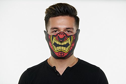 Neoprene Ski-Mask With Innovative Halloween Designs (3 Pack, Black Tears, Warchild, And Plain Black) #TOP2