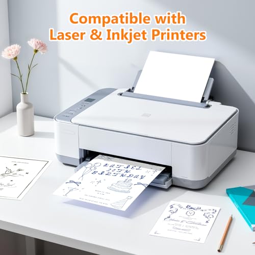 image for Nichela 30 Sheets of Cardstock 8.5 x 11, Heavyweight Cover Cardstock P