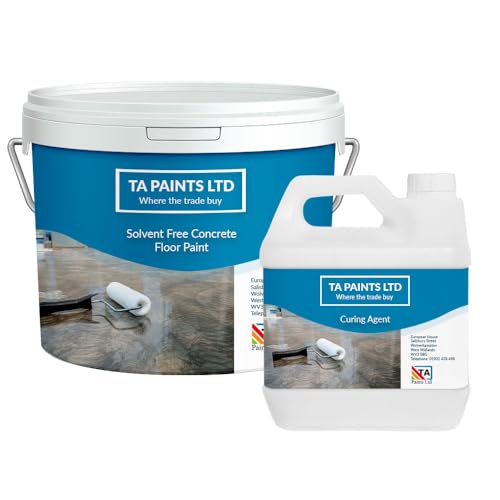 T A Paints 100% Epoxy Floor Paint 5Kg