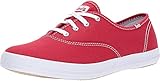 Canvas Damen Keds Frauen Fashion Sneaker Rot Groesse 8.5 US /39.5 EU