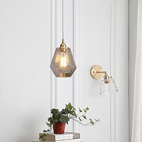 Candelabro de vidrio hexagonal para iluminar tu mesa de comedor nórdica 3