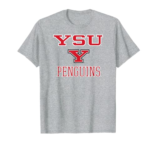 Youngstown State Penguins YSU Gray Officially Licensed T-Shirt