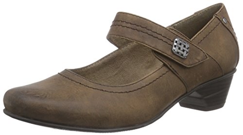 Zapatos Mary Jane Softline 24361 en color marrón para lucir un estilo urbano y cómodo a diario