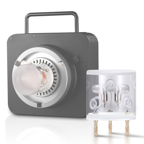 NEEWER Q4 Flash Tube 400Ws Replacement Flash Tube Bare Bulb for Studio Flash Q4, Photography Light Repair Parts Only for NEEWER Q4 Studio Flash Strobe Light