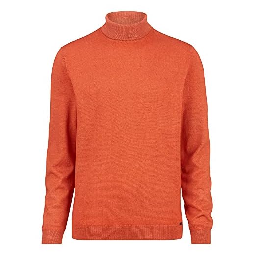 OLYMP Herr polotröja stickad nivå Five, uni, body fit, Sienna 36, XL