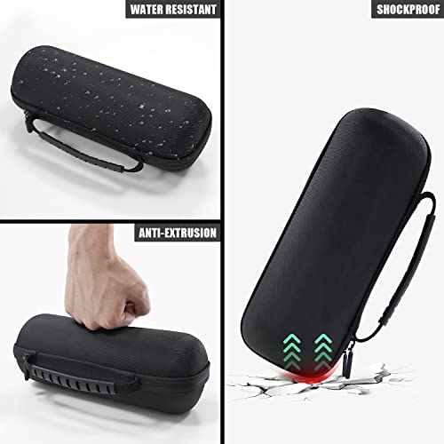 Ortizan Hard Travel Case Replacement for X10 / X8 Pro Waterproof Portable Bluetooth Speaker (Black Case)